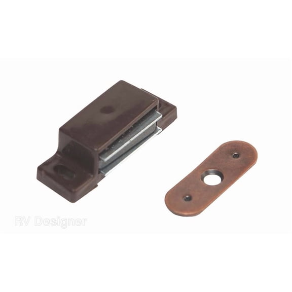 PRIME- Rv Designer H213 Magnetic Door Catch With Flat Plate, Set Of 2 Das