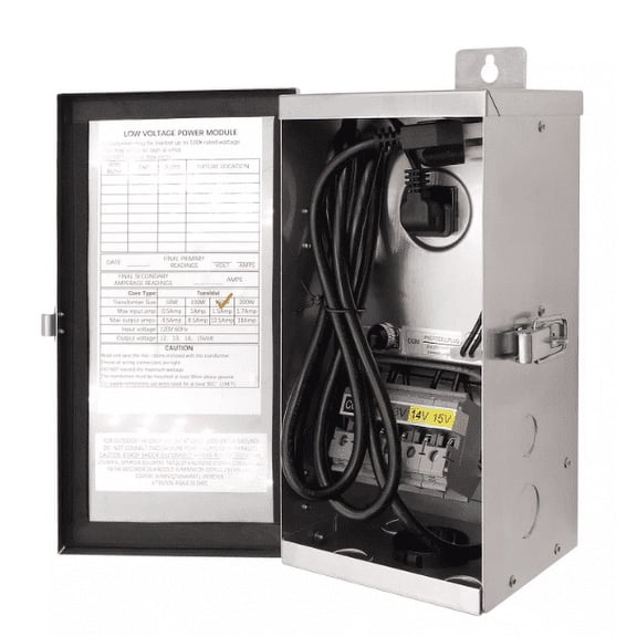 PRIME SUPPLY 1 - TRANSFORMER - 6.1"W 11.6"H 5.3"D, 150W, 12/13/14/15VAC, Single Com`