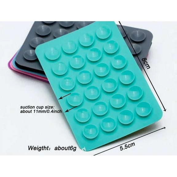 PRIME- Silicone Suction Phone Case Adhesive Mount (Light Blue Set Of 2)