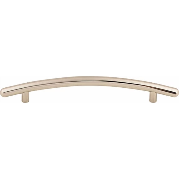 PRIME - Top Knobs M1952 Curved Bar Pull 6 5/16" (C-C) Polished Nickel