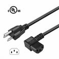 thumbnail image 1 of PRIME - Ul 6Ft Type-L Universal 3 Prong Ac Power Cable 18Awg Computer Printer Monitor Tv, 1 of 5
