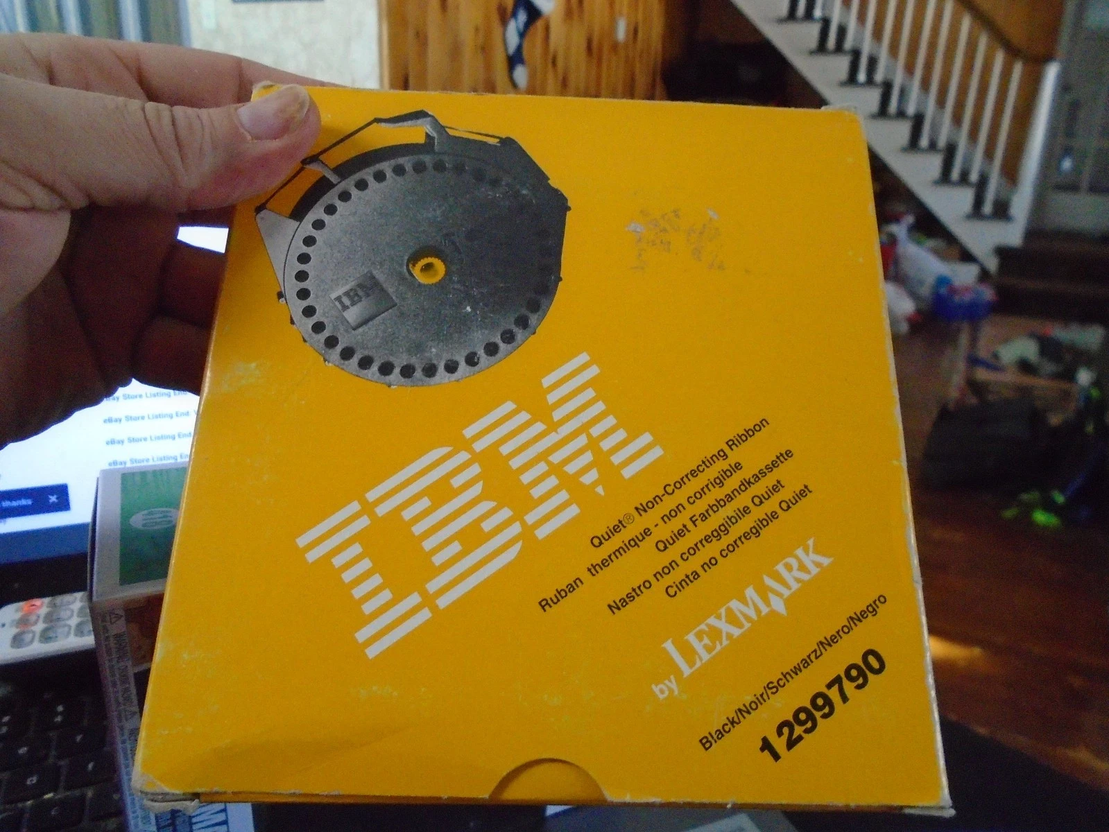 PRIME- Vintage Ibm Quiet Non-Correcting Ribbon - Lexmark 1299790 Black ...