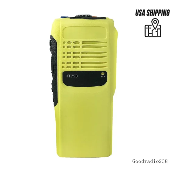 PRIME- Yellow Front Housing Case Replacement For Ht750 Ht 750 Portable Radio