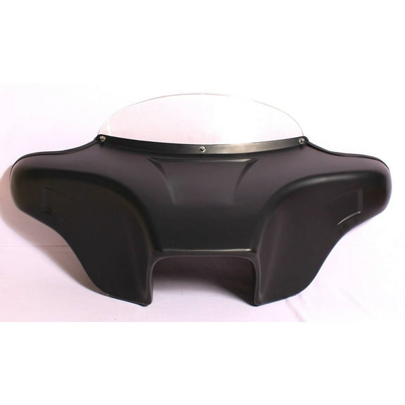 PRIMER BLACK BATWING FAIRING WINDSHIELD for HONDA VTX C R S T F 1800 1300 2001-2009 Single Din Radio Design and 4x5" Speakers Holes