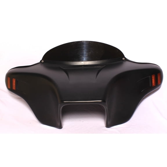 PRIMER BLACK BATWING FAIRING WINDSHIELD for Harley FLD Dyna Switchback 2012-2016