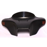 PRIMER BLACK BATWING FAIRING WINDSHIELD for KAWASAKI VN800 Classic with big headlight 1995-2006