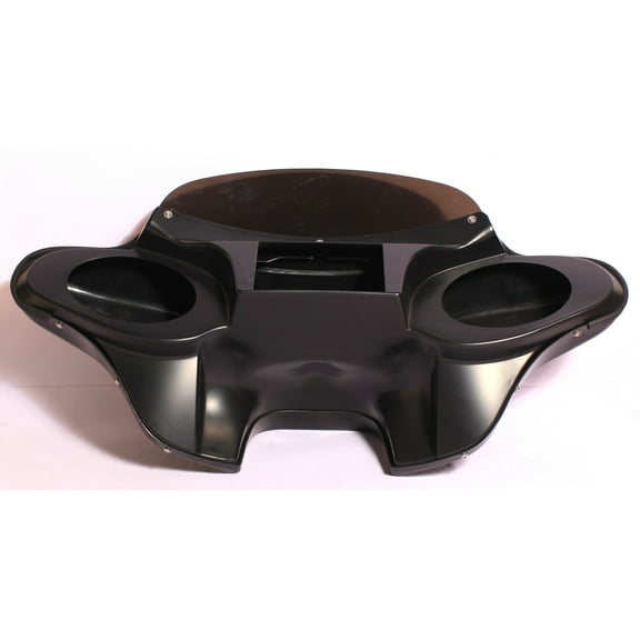 PRIMER BLACK BATWING FAIRING WINDSHIELD for Suzuki VL800K Intruder Volusia 2001-2013 VZ 1600 Marauder 6x9" SPEAKER HOLES