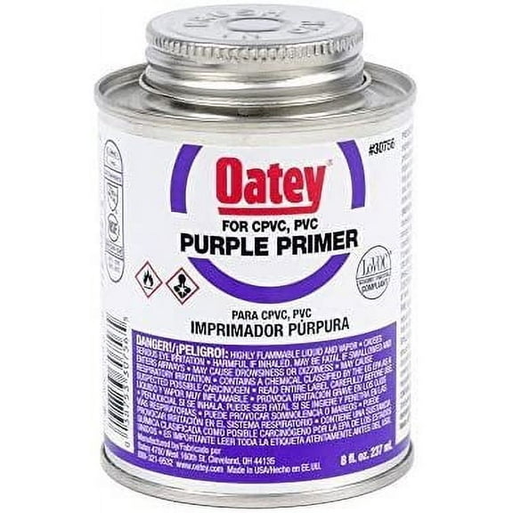 PRIMER PVC PURPLE 8OZ Pkg of 5