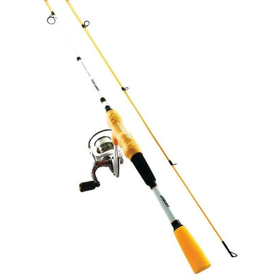 Ardent Primo Comfort Grip Fishing Rod and Reel Combo, Orange, 5.1:1 Gear Ratio and 4+1 Ball Bearings, 2000 Size Reels, Reduce Hand Fatigue and Irritation, Spinning Pole for Freshwater Fish