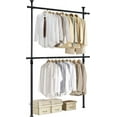 PRINCE HANGER Heavy Duty One Touch System Load 352LBS Clothing Racks