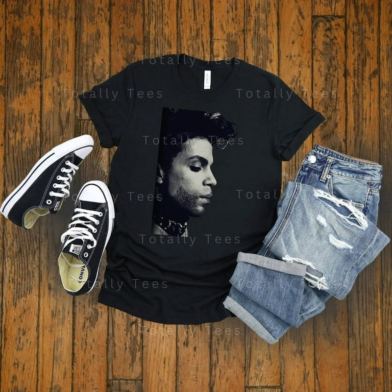 MiracleSpirit Prince T Shirt Tee Tshirt Shirt Retro Style Vintage Aesthetic Minimalist T Shirt Women s Size Small Black