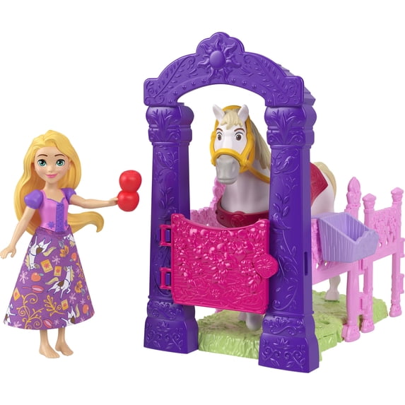 Disney Princess Disney Frozen Storytime Stackers Set w/ Small Doll, Horse or Companion & Accessories