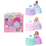Disney Princess Valentine Cupcake Small Doll Reveal with 5 Surprises Including Heart Ring for Child (Dolls May Vary)