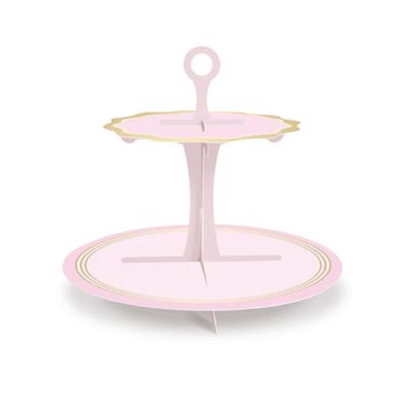 PRINCESS KINGDOM 2 Tier Cupcake Stand | Princess Baby Shower | Girl Birthday Party Gift Box | Girl Party Supplies