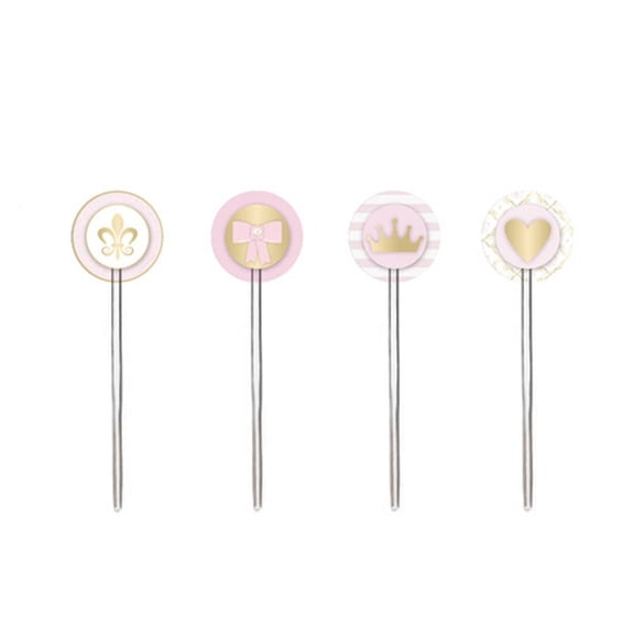 PRINCESS KINGDOM Cupcake Picks - 12 Pack