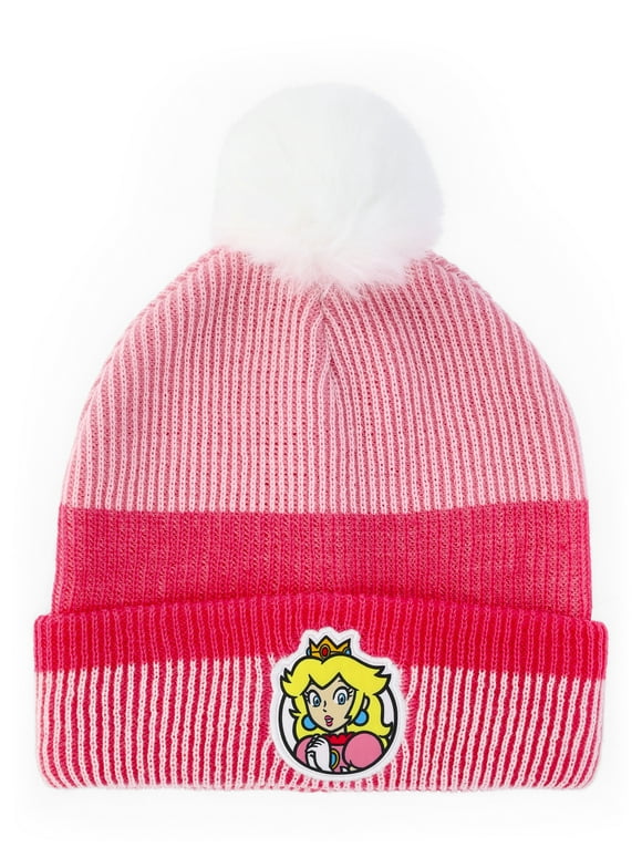 Girl's Beanie Hat and Gloves Set, 2-Piece