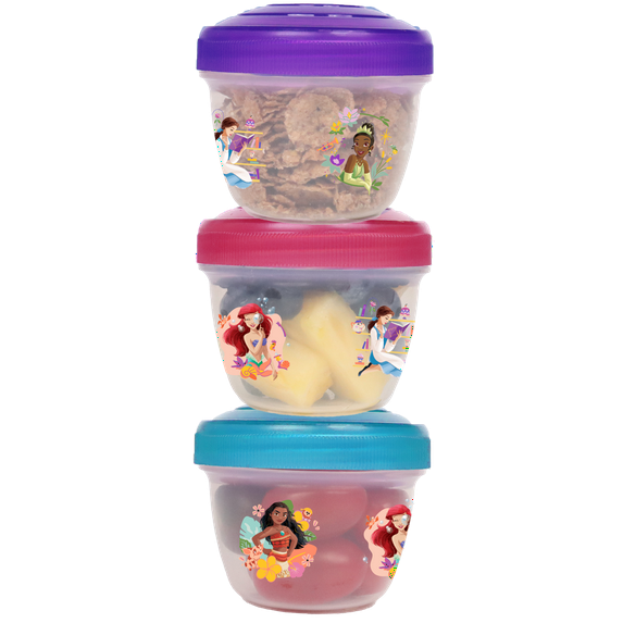 PRINCESS SNACK CONTAINERS 3PK (140 ML EACH/.60 CUP)