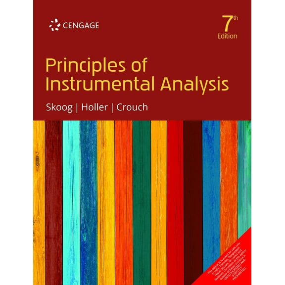 PRINCIPLES OF INSTRUMENTAL ANALYSIS Paperback - SKOOG, HOLLER