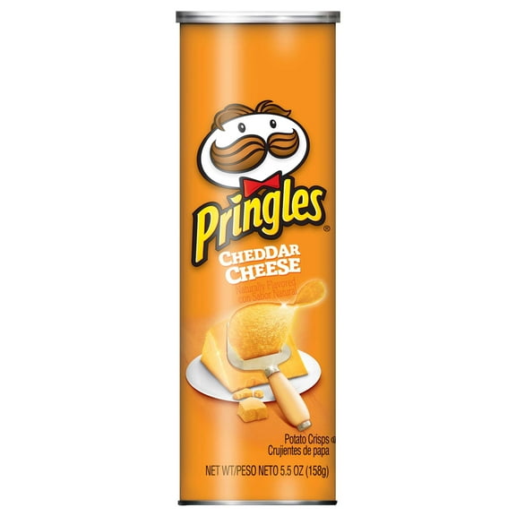 PRINGLES CHEDDAR CHEESE BOLD CHEESY CRUNCH STACKED CRISPS 14 PACK FAMILY CASE 5.5 OZ EACH