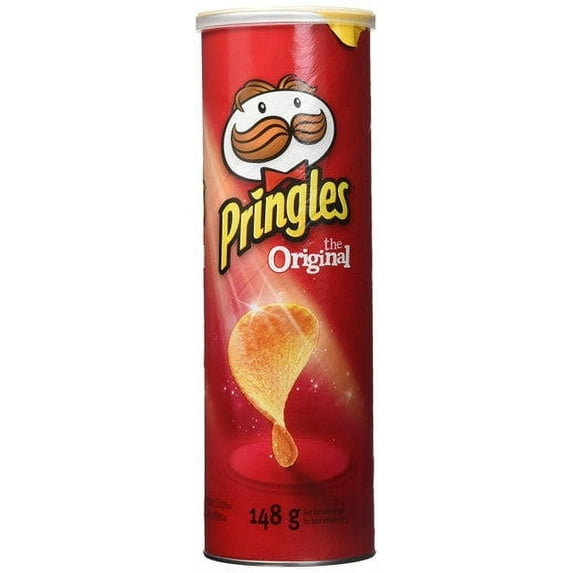 Pringles Original Potato Chips, 148g/5.2 oz
