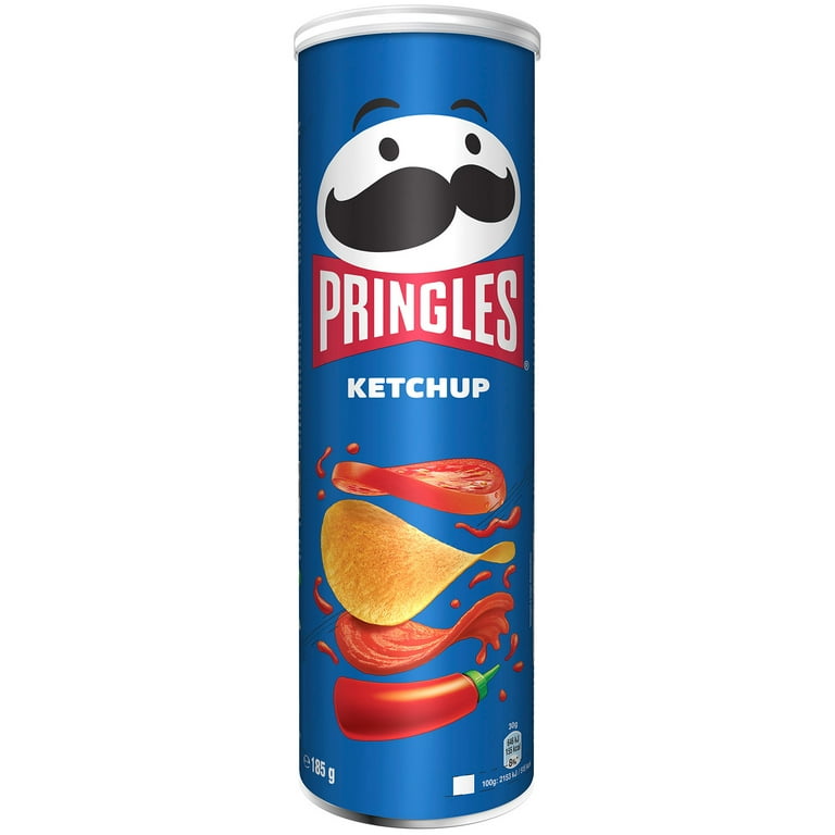 PRINGLES Ketchup potato chips 1 can/ 185g - Walmart.com