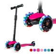 thumbnail image 1 of PRINIC Kick Scooter for Kids with 3 Light Up Wheels and Adjustable Height for 2-7 Years Old Ages Girls and Boys Toddlers & Children, Lean to Steer, 3-wheeled Scooters, 1 of 3