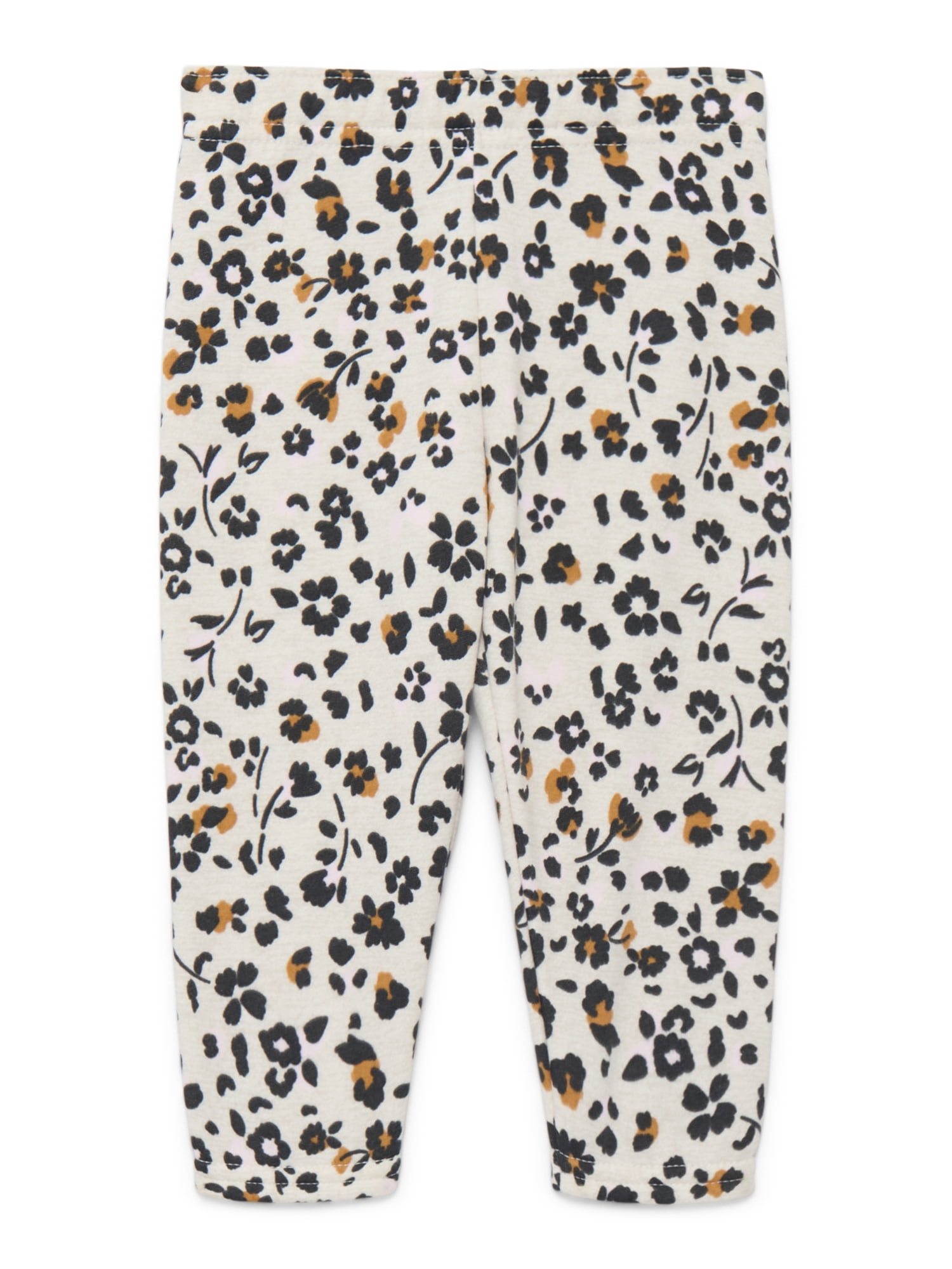 Garanimals Baby Girls Printed Fleece Joggers, Sizes 6M-24M
