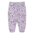 thumbnail image 1 of Garanimals Baby Girls Printed Fleece Joggers, Sizes 6M-24M, 1 of 4