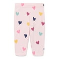 thumbnail image 1 of Garanimals Baby Girls Printed Fleece Joggers, Sizes 6M-24M, 1 of 3