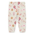 thumbnail image 1 of Garanimals Baby Girls Printed Fleece Joggers, Sizes 6M-24M, 1 of 3