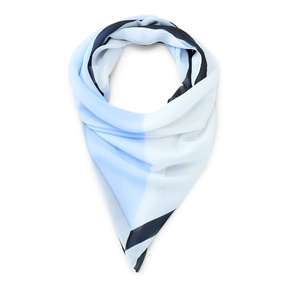 Time and Tru Women's Vintage Geometric Print Square Scarf for Adults