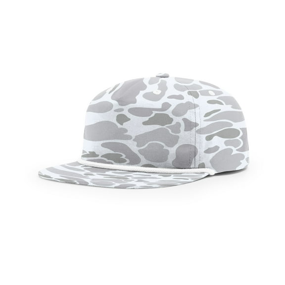 Richardson Printed Umpqua Cap (256P), Size OSFM, Blizzard Duck Camo/White