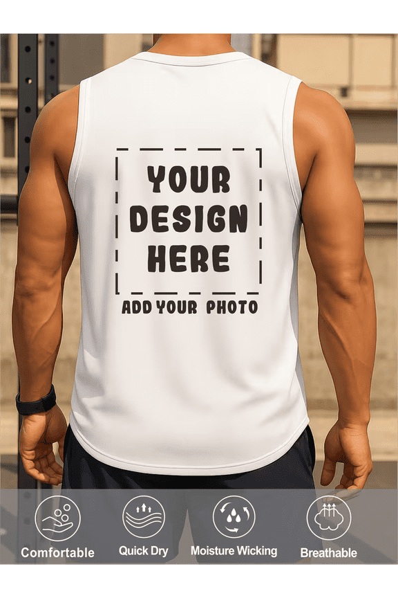 PRINTED IN USA,Men's Custom Personalized Basketball & Team Vest-Sided Sleeveless with Custom Letters/Numbers/Photos, Loose Fit Jersey Suitable for Spring/Fall Cascading,Training, Games, Casual Wear.