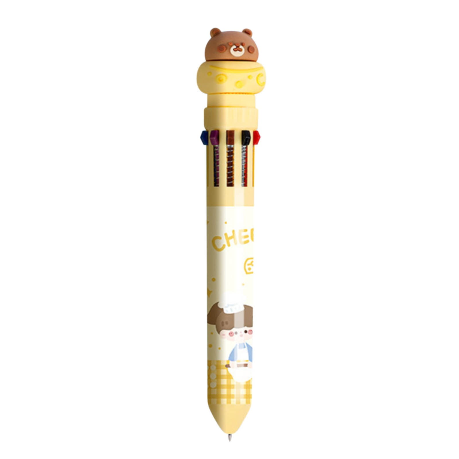 WRITECH Lettering Brush Markers Highlighters: Sign Brush Pens Assorted Color Highlighter Liquid Fineliner Pen Multicolor Ink Dual Tip Brush Marker
