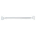 thumbnail image 1 of PRINxy 1Pc Extendable Shower Curtain Tension Rod for Bathroom,Kitchen,Garderobe,No Drilling Telescopic Bath Closet Hanging Pole,Applicable Length 15 75-21 65In White, 1 of 6