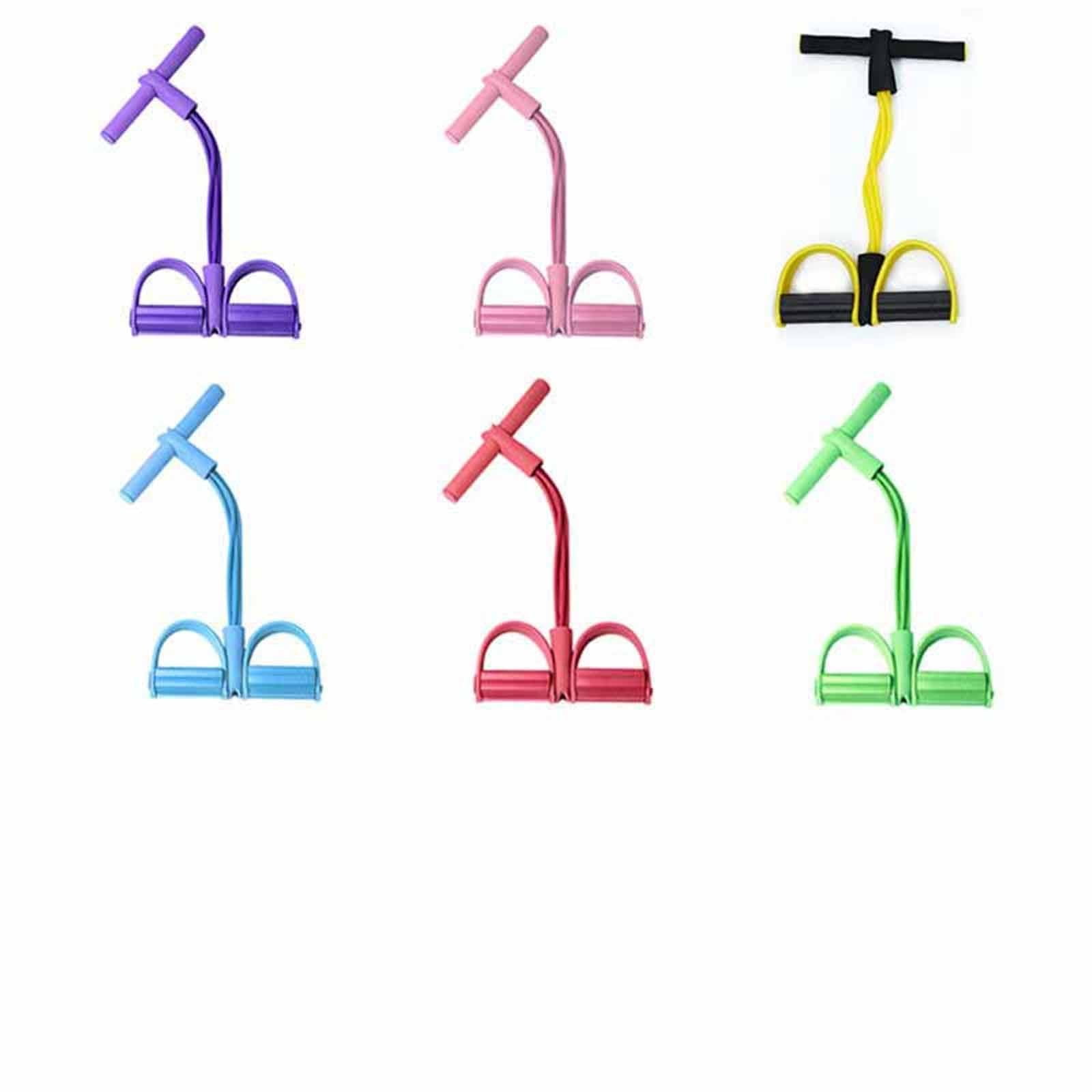 21 Fitness Resistance Bands-4 Tube Pedal Ankle Puller, 2025 New Stretch Bands For Exercise, Full-Body Workout Equipment For Home Gym, Arm/Leg Toning