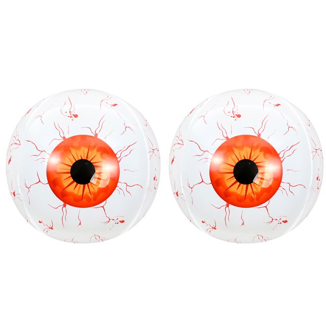 PRINxy 2Pc Inflatable Large Set of Eyes, Halloween Inflatable Light Up