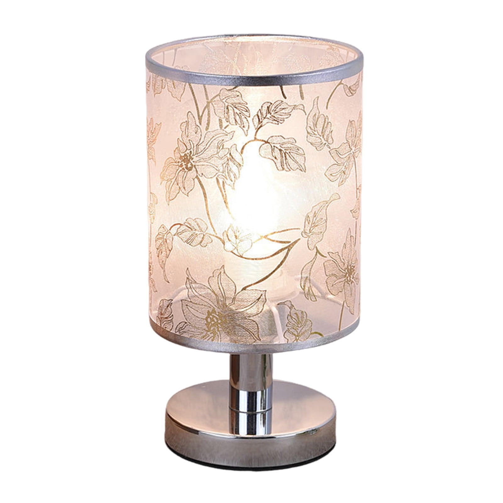 PRINxy 7W Bedside Lamp Plain Modern Romantic Warm Night Light Button