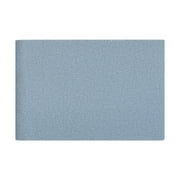 PRINxy A4 Soft Binder Lateral Leather Face 6-hole Clip Binder Clasp Removable High Profile Horizontal Text Clip Housing Office & Stationery Light Blue