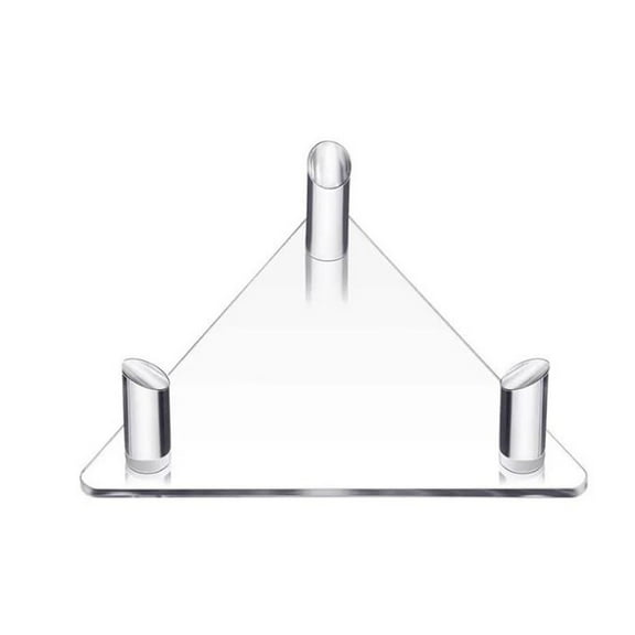 PRINxy Acrylic Ball Stand Holder,Sports Ball Storage Display Rack For Basketball Football Volleyball Soccer Balls 2 Pack,Display Stand Or Holder White