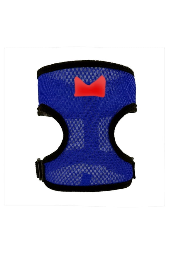 Adjustable Chicken Harness with Leash-Comfortable Hen Vest Breathable Mesh Training Harness and Leash for Duck Goose Hen Small Pets ,Blue,M:11.4X(14-20)In