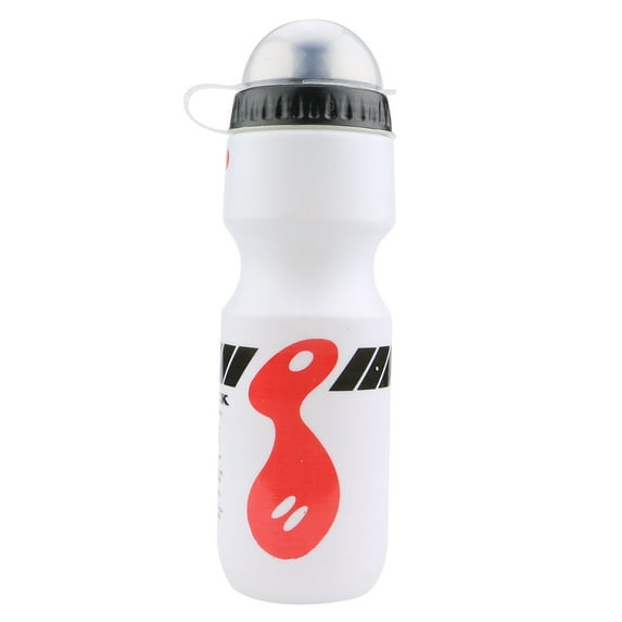 PRINxy Bike Water Bottle 680ml Easy Squeeze Sports Bottle Outdoor Cycling Sports Plastic Water Bottle With Dusts Cap Bicycle Water Bottles,Cold Drinks White