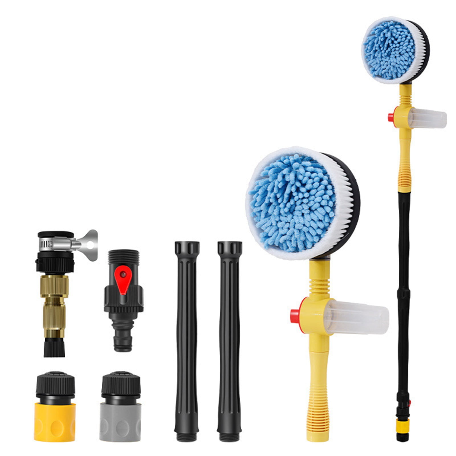 PRINxy Car Wash Brush,Car Wash Mop,Car Wash Brush with Hose Attachment