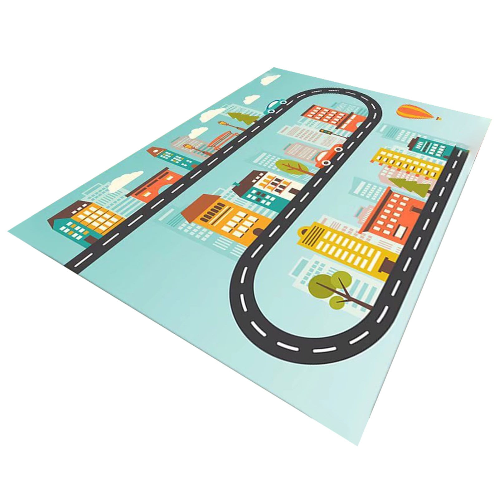 PRINxy Children's Floor Mats Game Puzzle Washable Track Maze Crystal