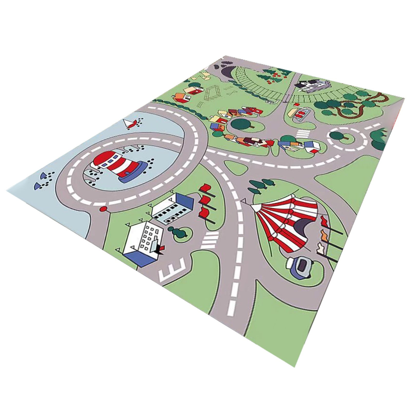 PRINxy Children's Floor Mats Game Puzzle Washable Track Maze Crystal