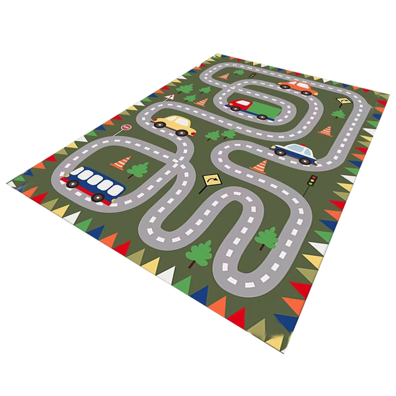 PRINxy Children's Floor Mats Game Puzzle Washable Track Maze Crystal