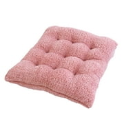 PRINxy Degrees of Comfort Floor Cushion Pillow, Square Large Pillows Seating for Adults, Tufted Corduroy Floor Cushions for Living Room Tatami Pink