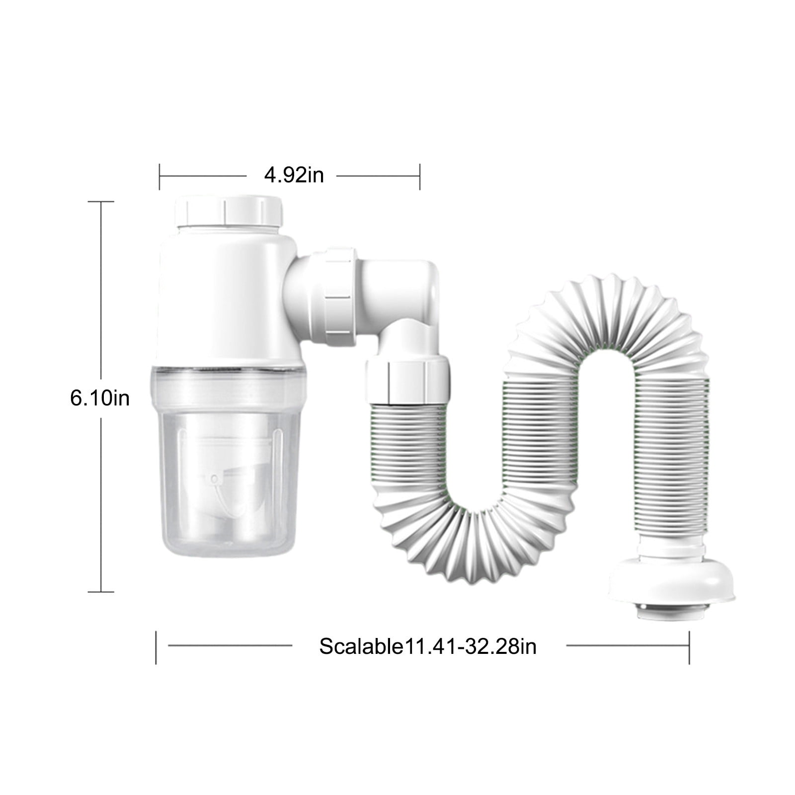PRINxy Drain Pipe,BathroomSinkDrainageKit,Bathroom Sink Expansion