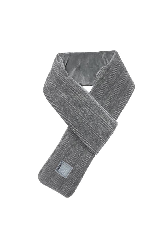 Electric Heating Scarf Three Gear Regulation USB Heater Heating Neck Brace Heating Pads Three Gear Temperature Control Winter Heating Scarf Gift For Girl/boy,Gray,