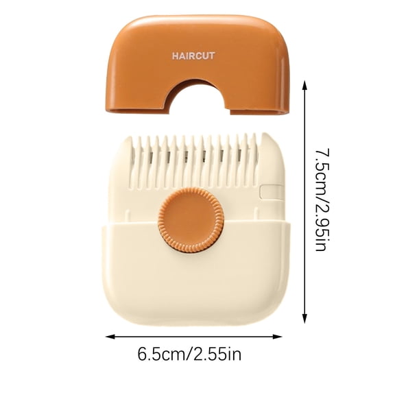 PRINxy Hair Clipper,Comb,Multifunctional 2-in-1 Hair Clipper For Girls At Home,Split Hair Clipper,Thin Hair Clipper Orange